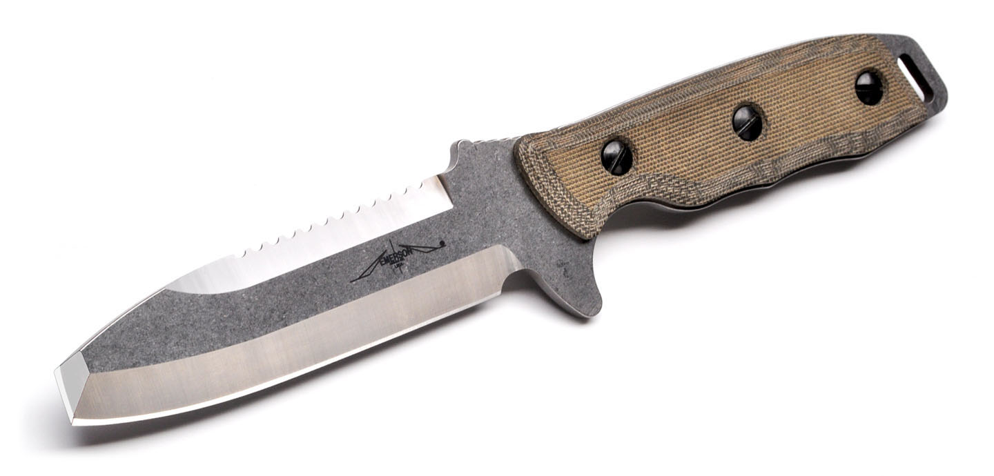EOD Steel Emerson Government Mule Fixed Blade