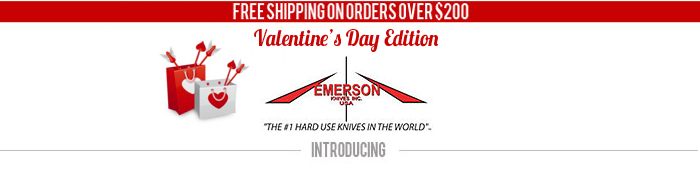 Valentines day gift ideas from Emerson Knives