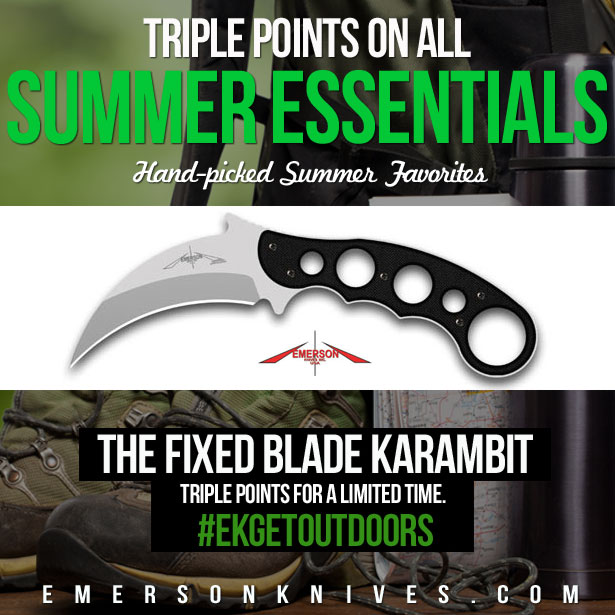 Emerson Fixed Blade Karambit Tactical Outdoor Knife