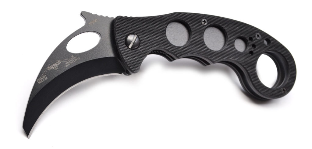 Christmas All Black Karambit by Emerson Knives