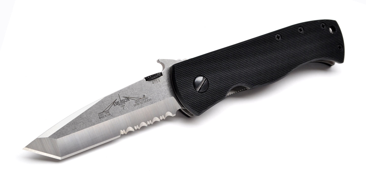 The Emerson CQC-7BW | Tactical Tanto Style Blade | 100% Made in 