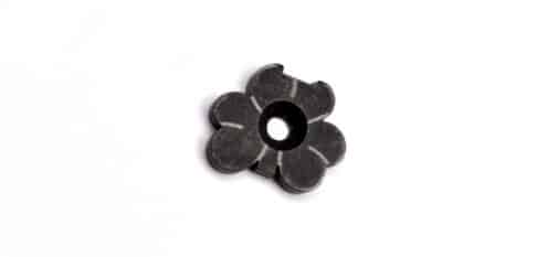 Black Shamrock Thumb Button 2